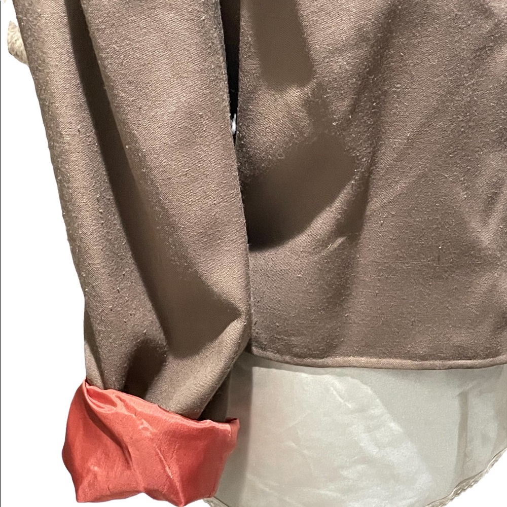 Vintage 80s Cropped Puffed Sleeves Academia Blazer - Picture 5 of 12